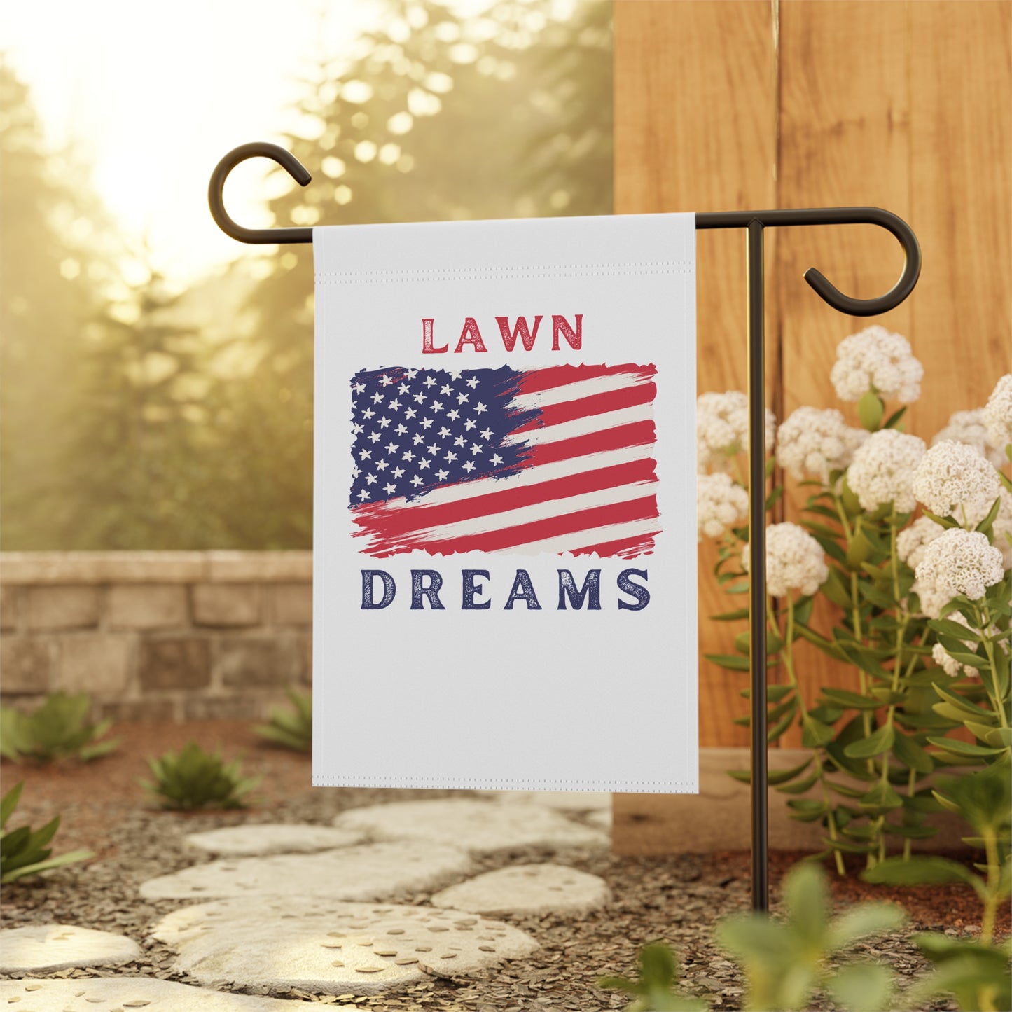 Lawn Dreams Patriot USA Yard Flag