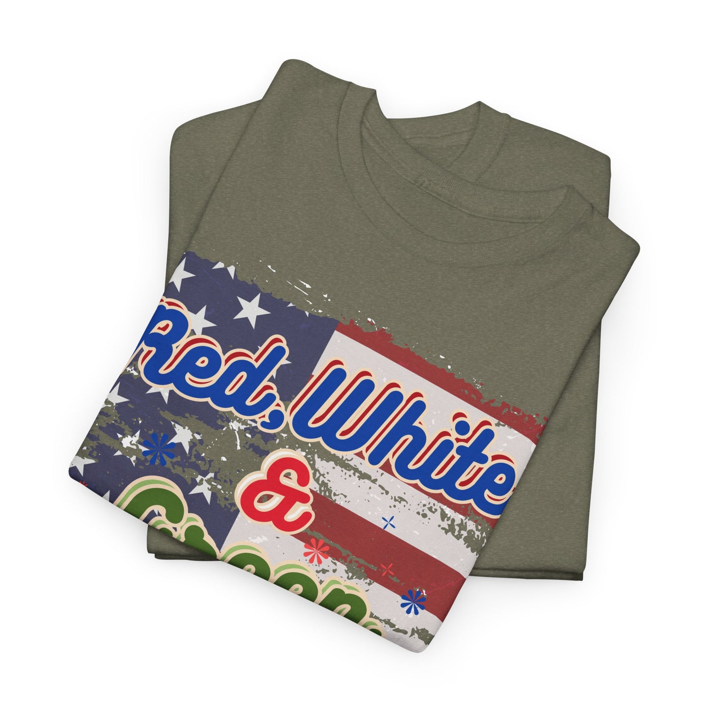 Red, White & Green T-Shirt | Versatile Everyday Wear
