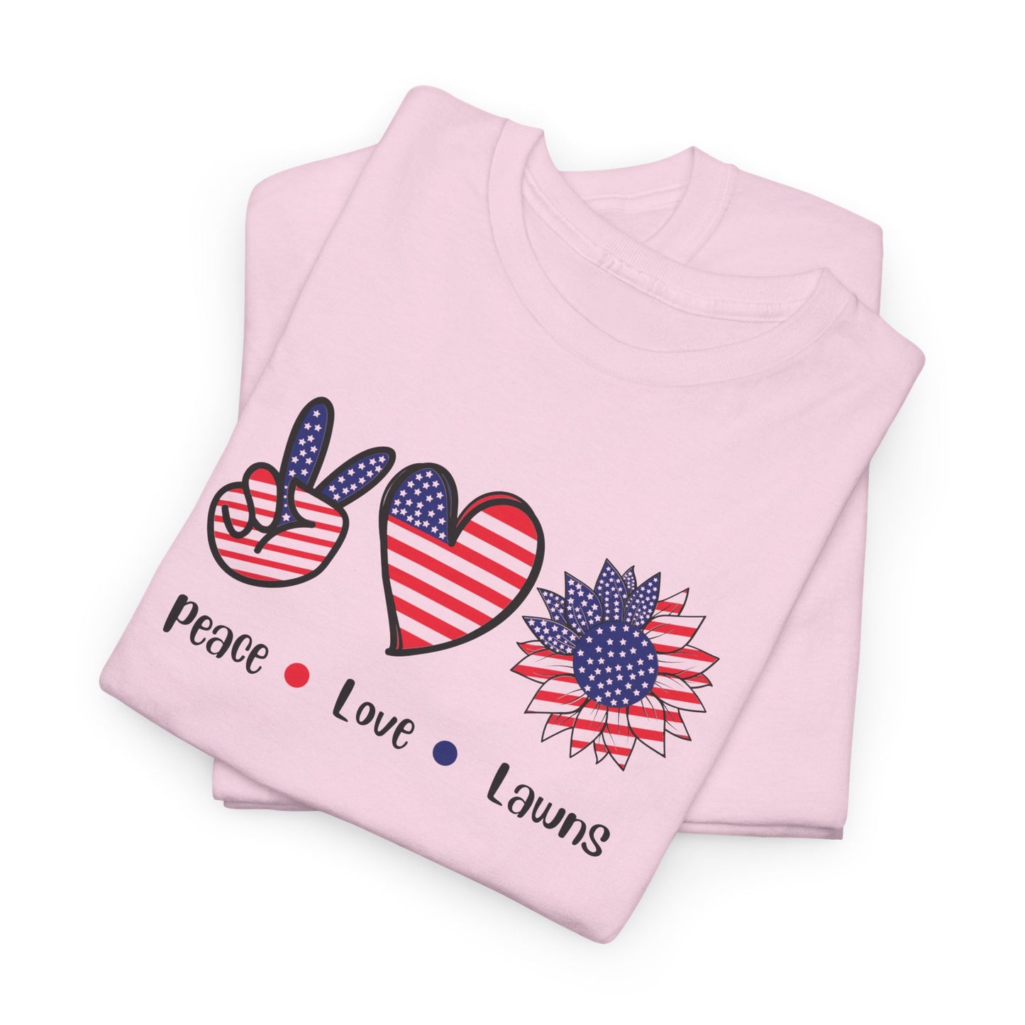 Peace Love Lawns T-Shirt | Stylish Graphic Tees