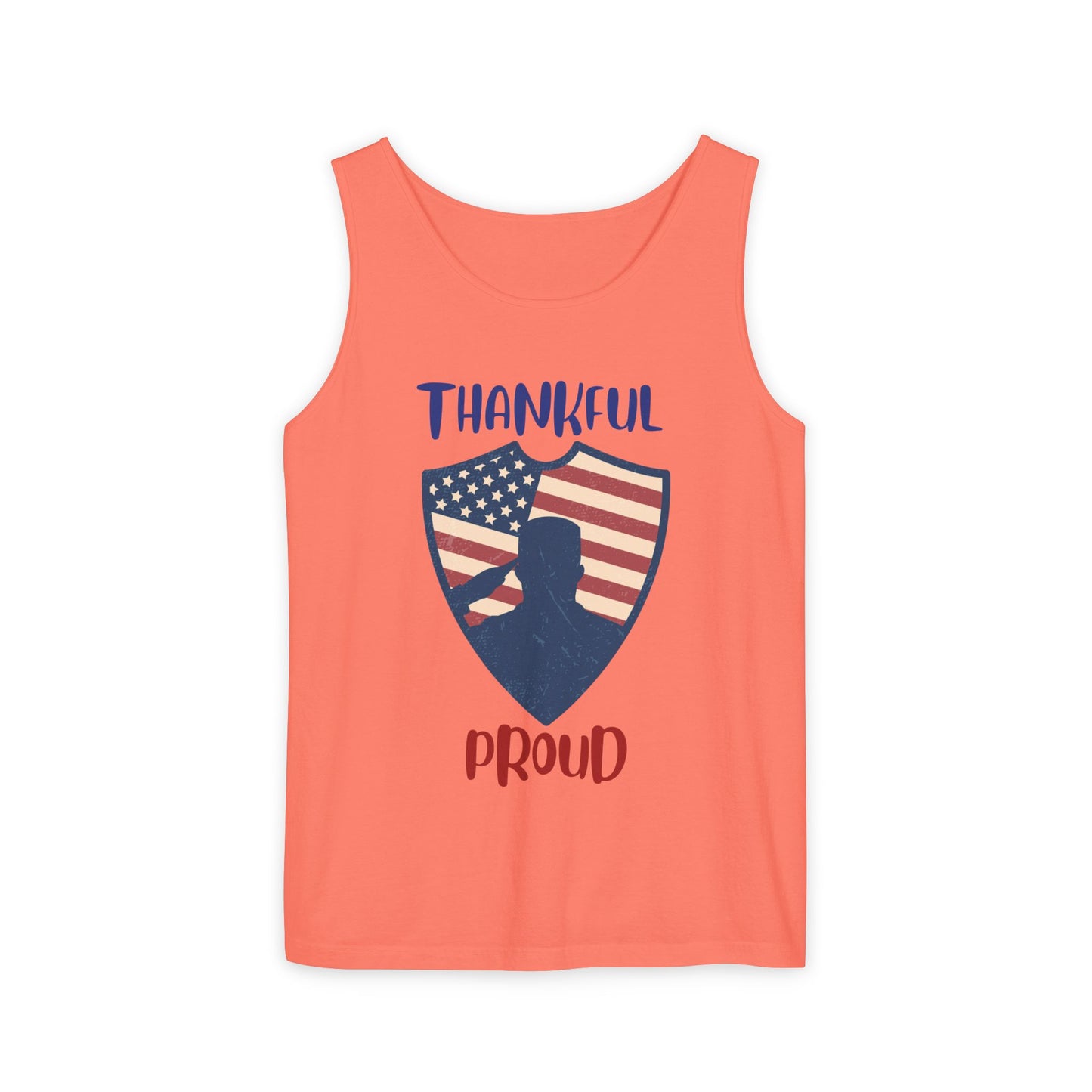 Thankful & Proud Tank Top | Soft Cotton Casual Wear