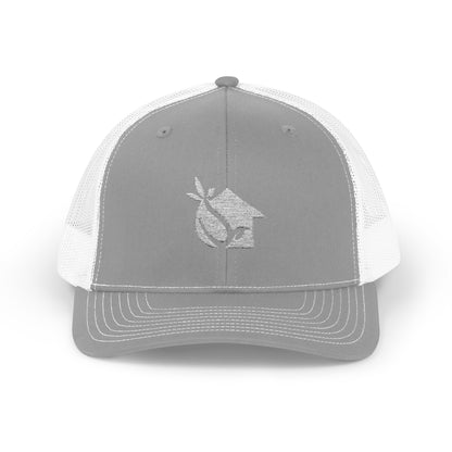 DIY Lawn Coach White Richardson 112 Snapback Hat | Custom Mowing Hat