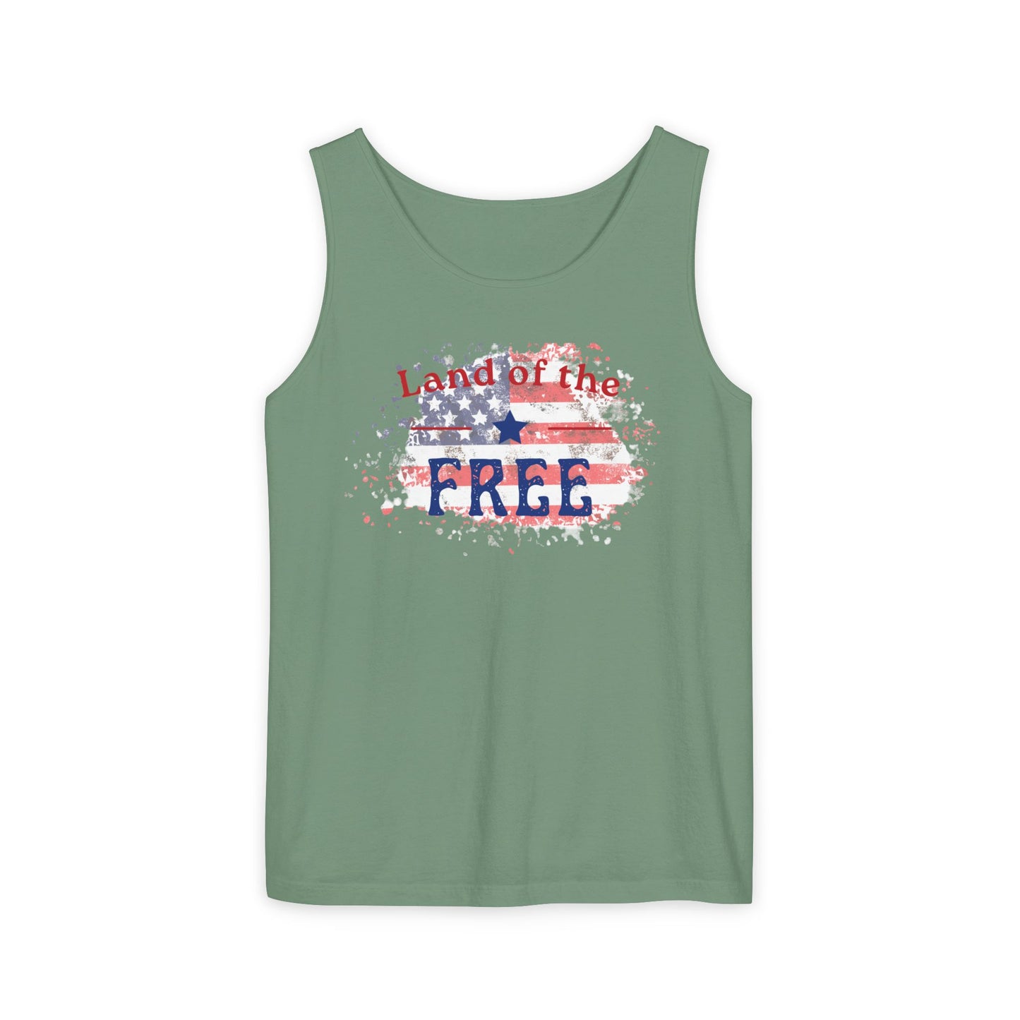 Land of the Free Tank Top | Soft Cotton Casual Wear