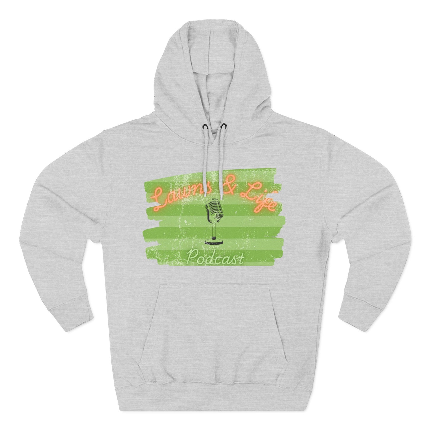 Lawns & Life Hoodie | Warm Fleece Hoodie for Winter