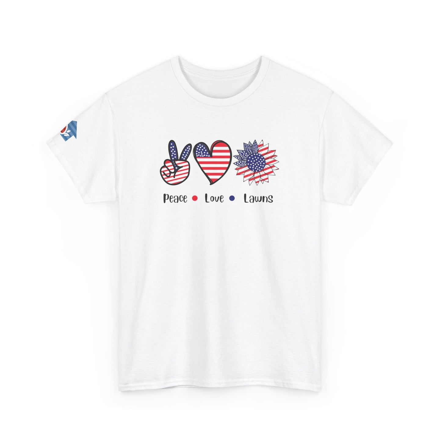 Peace Love Lawns T-Shirt | Stylish Graphic Tees