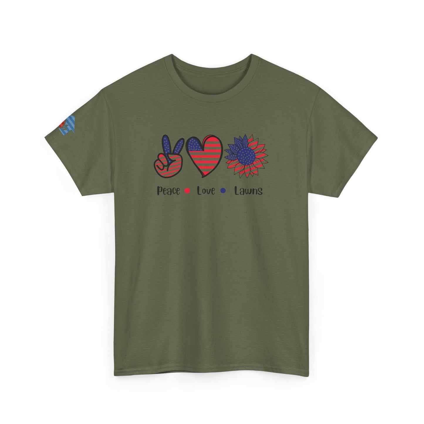Peace Love Lawns T-Shirt | Stylish Graphic Tees