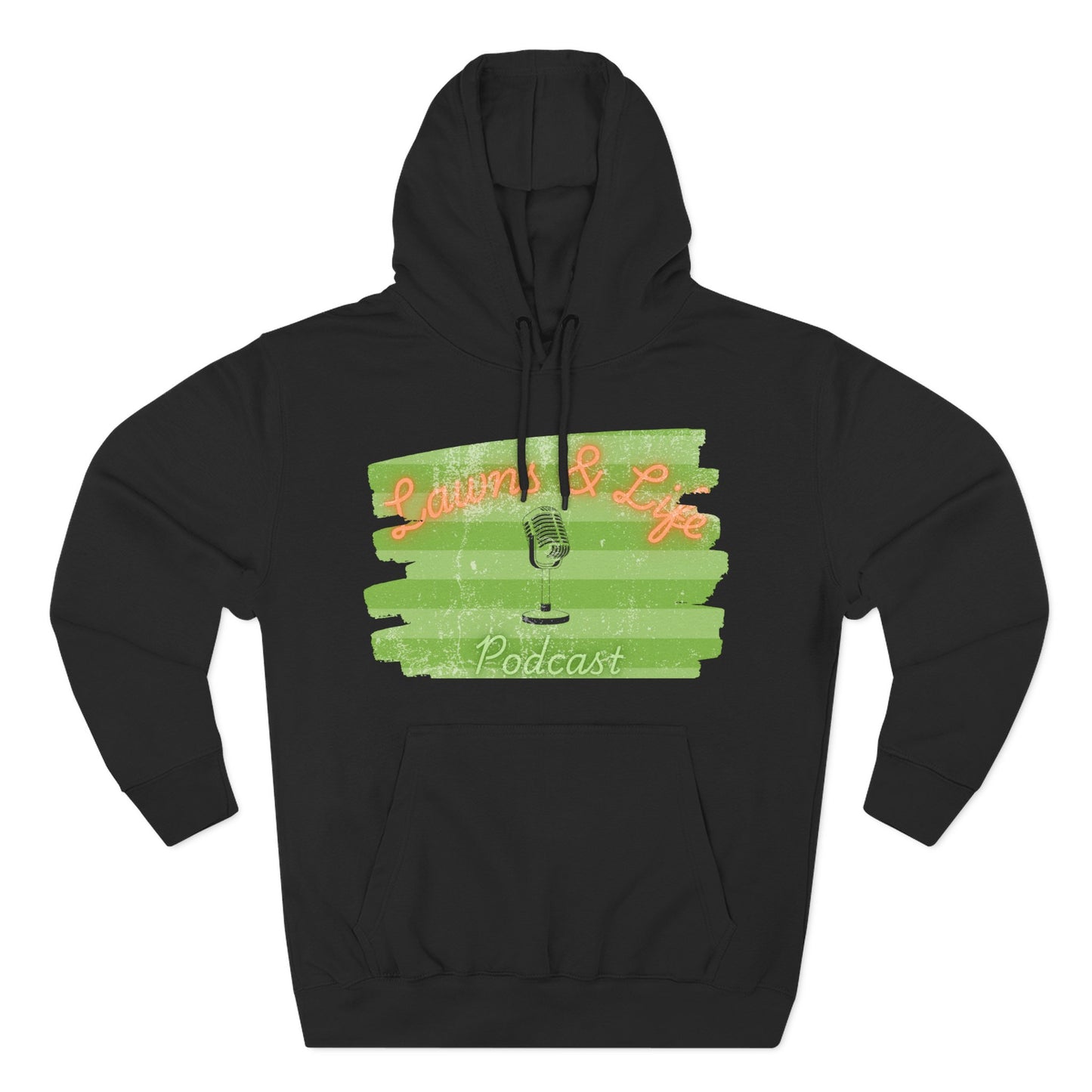 Lawns & Life Hoodie | Warm Fleece Hoodie for Winter