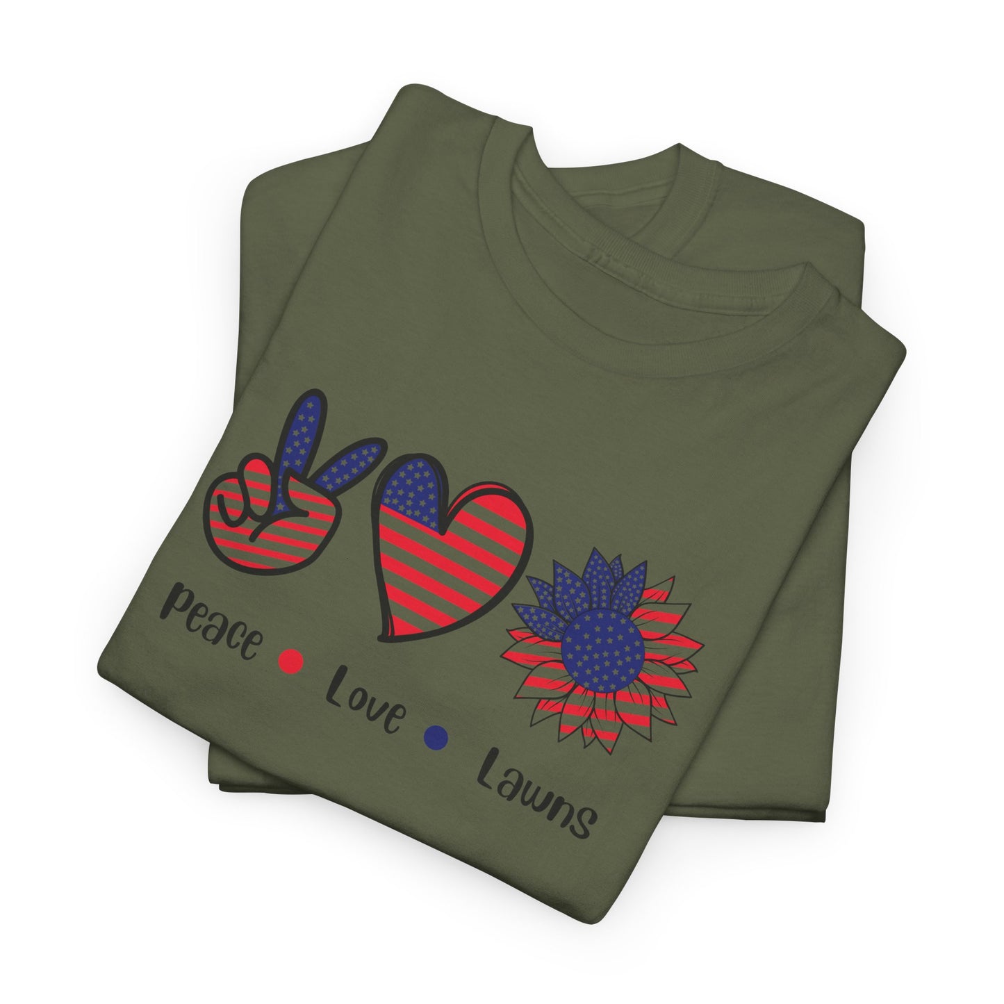 Peace Love Lawns T-Shirt | Stylish Graphic Tees