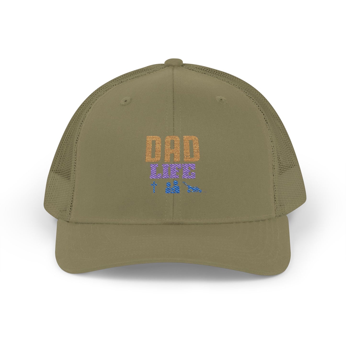 Dad Life Richardson 112 Snapback Hat | Custom Mowing Hat
