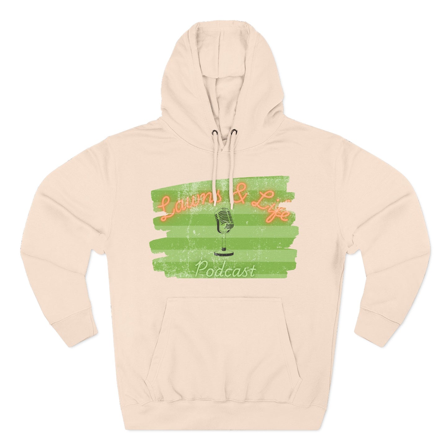 Lawns & Life Hoodie | Warm Fleece Hoodie for Winter
