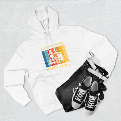 Mowing is my Happy Place Hoodie | Trendy Fleece Hooded Sweatshirt
