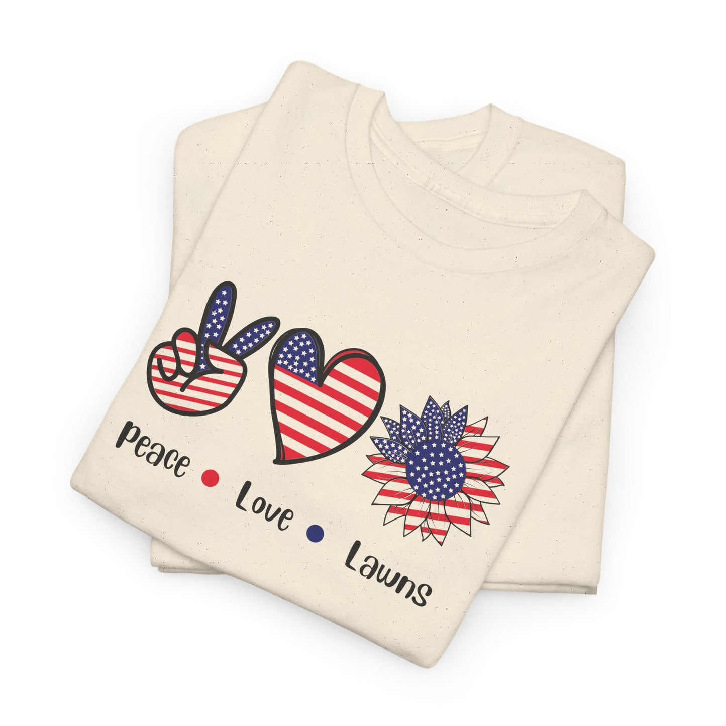 Peace Love Lawns T-Shirt | Stylish Graphic Tees