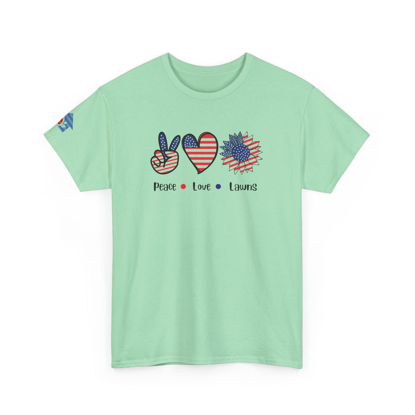 Peace Love Lawns T-Shirt | Stylish Graphic Tees