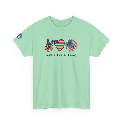Peace Love Lawns T-Shirt | Stylish Graphic Tees