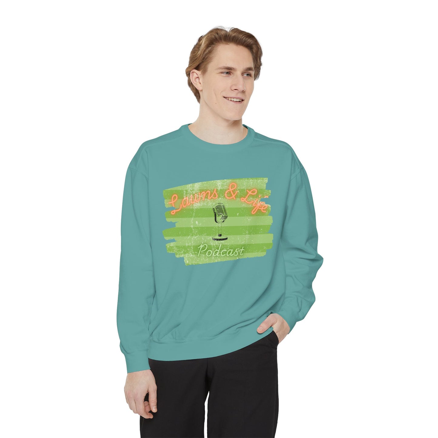 Lawns & Life Podcast Unisex Sweatshirt | Comfortable & Stylish for Casual Wear