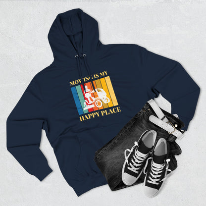 Mowing is my Happy Place Hoodie | Trendy Fleece Hooded Sweatshirt