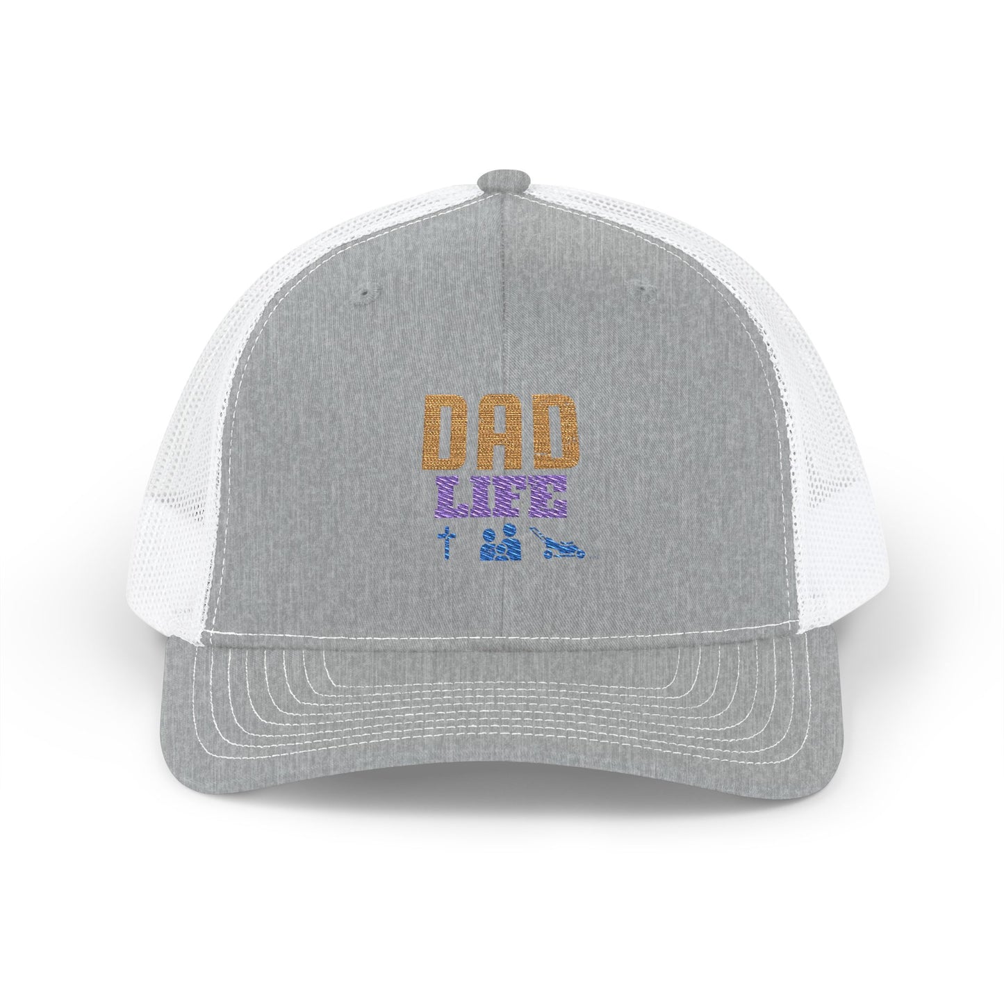 Dad Life Richardson 112 Snapback Hat | Custom Mowing Hat