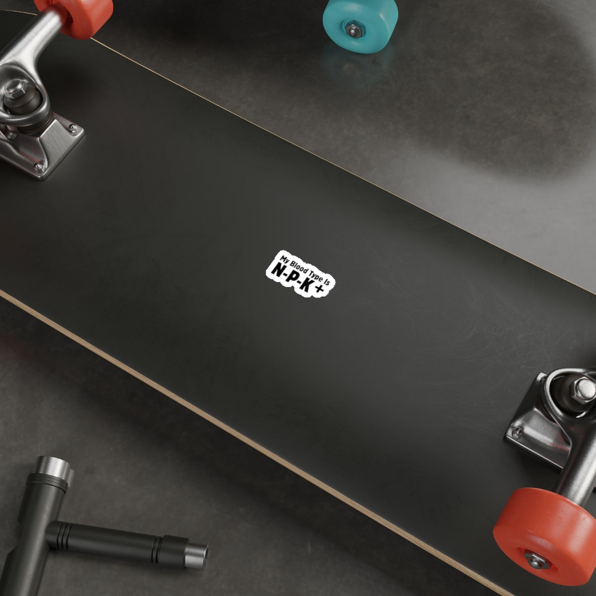 Blood Type NPK+ Die-Cut Stickers