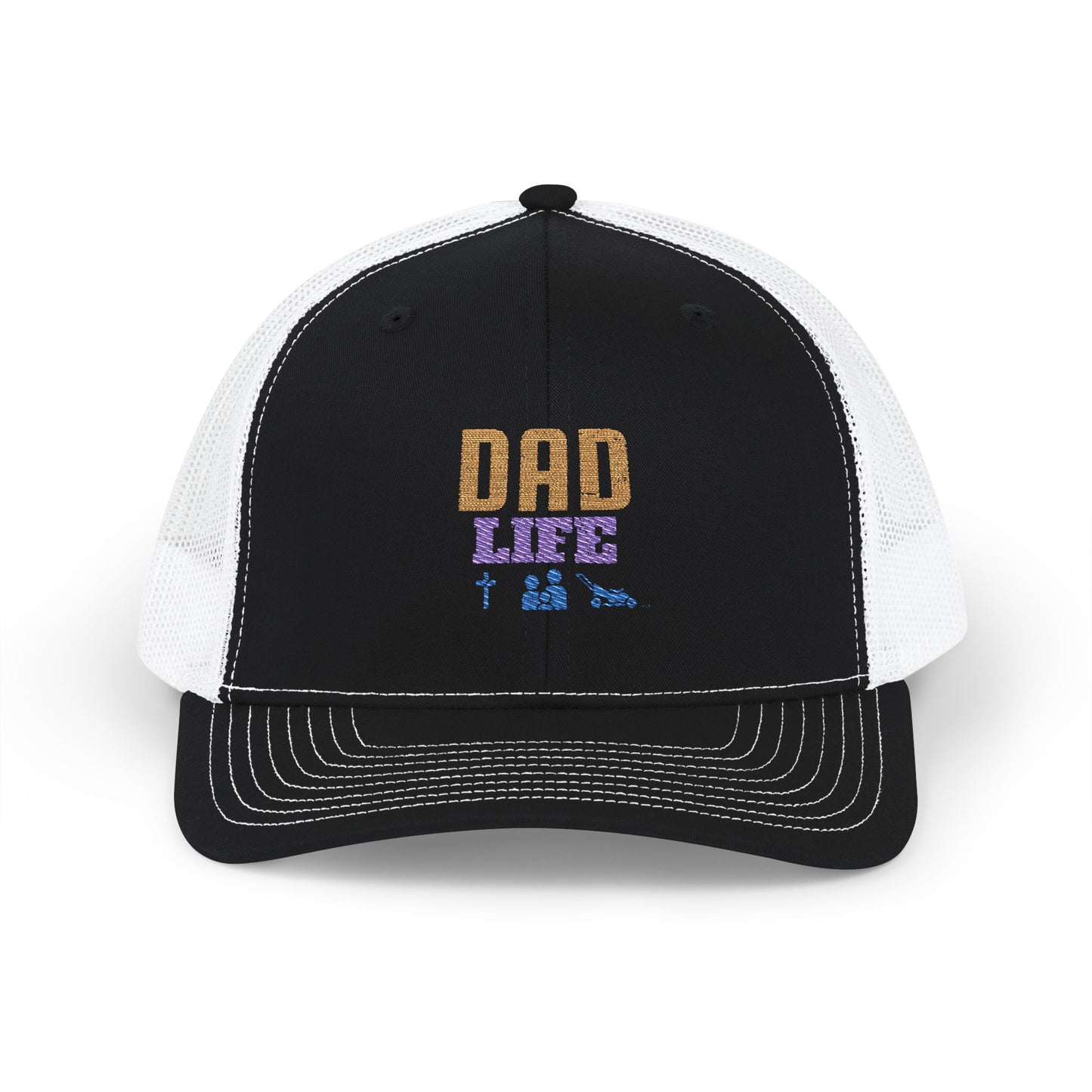 Dad Life Richardson 112 Snapback Hat | Custom Mowing Hat