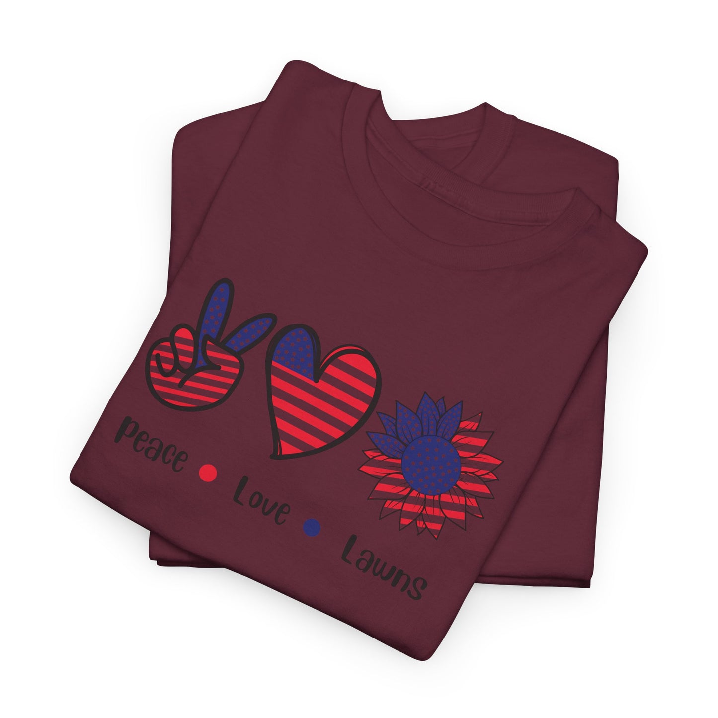 Peace Love Lawns T-Shirt | Stylish Graphic Tees
