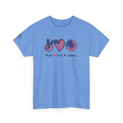 Peace Love Lawns T-Shirt | Stylish Graphic Tees