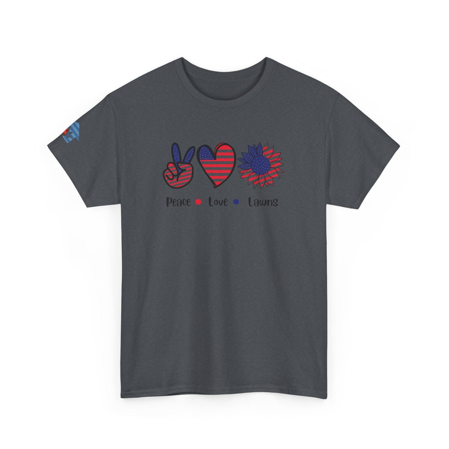 Peace Love Lawns T-Shirt | Stylish Graphic Tees