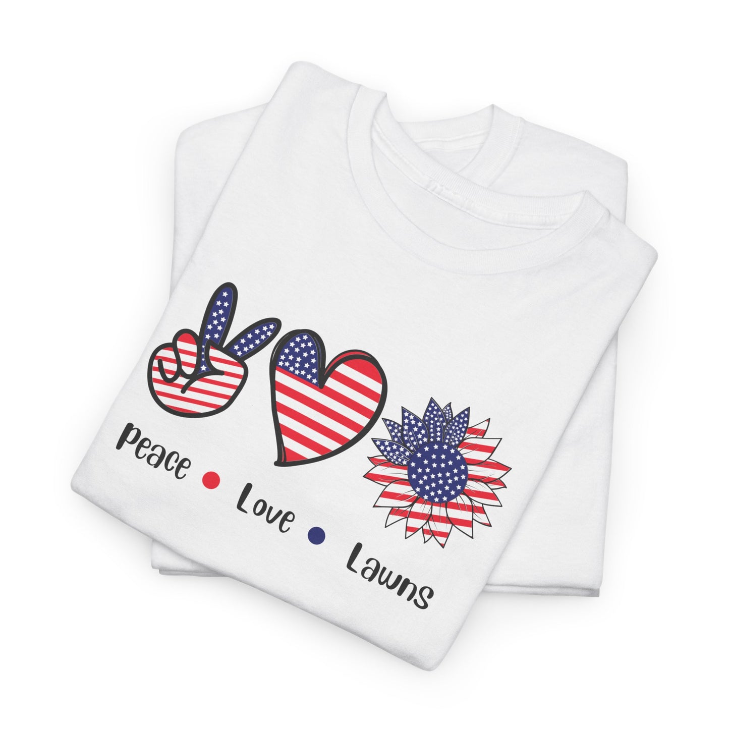 Peace Love Lawns T-Shirt | Stylish Graphic Tees