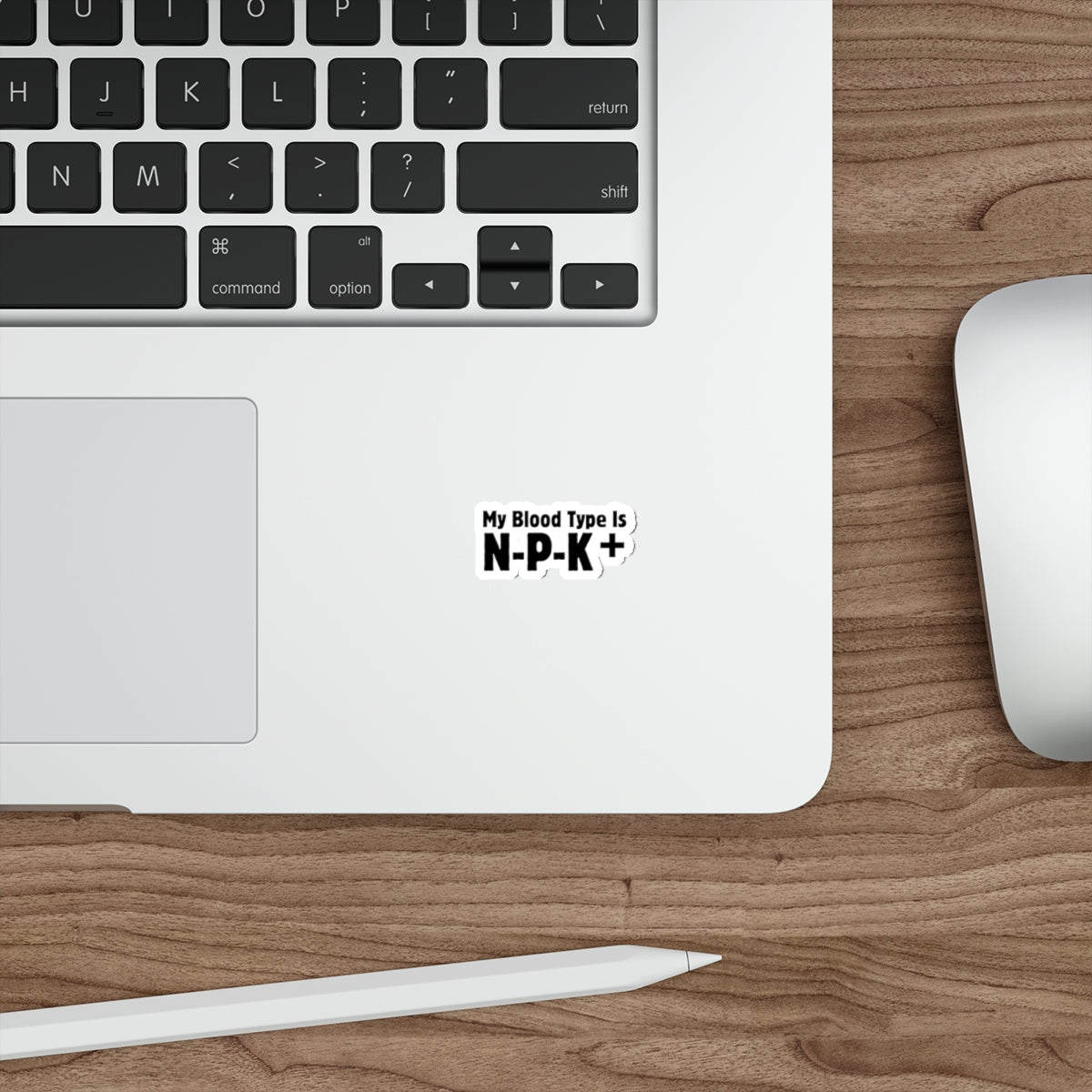 Blood Type NPK+ Die-Cut Stickers