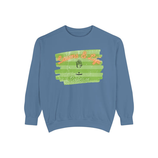 Lawns & Life Podcast Unisex Sweatshirt | Comfortable & Stylish for Casual Wear