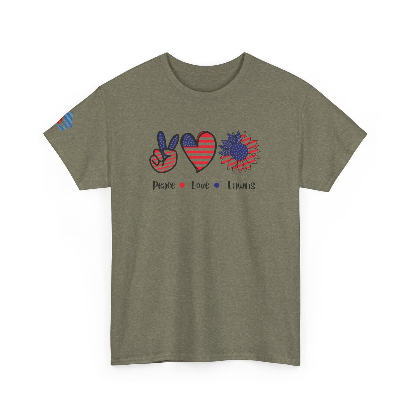 Peace Love Lawns T-Shirt | Stylish Graphic Tees
