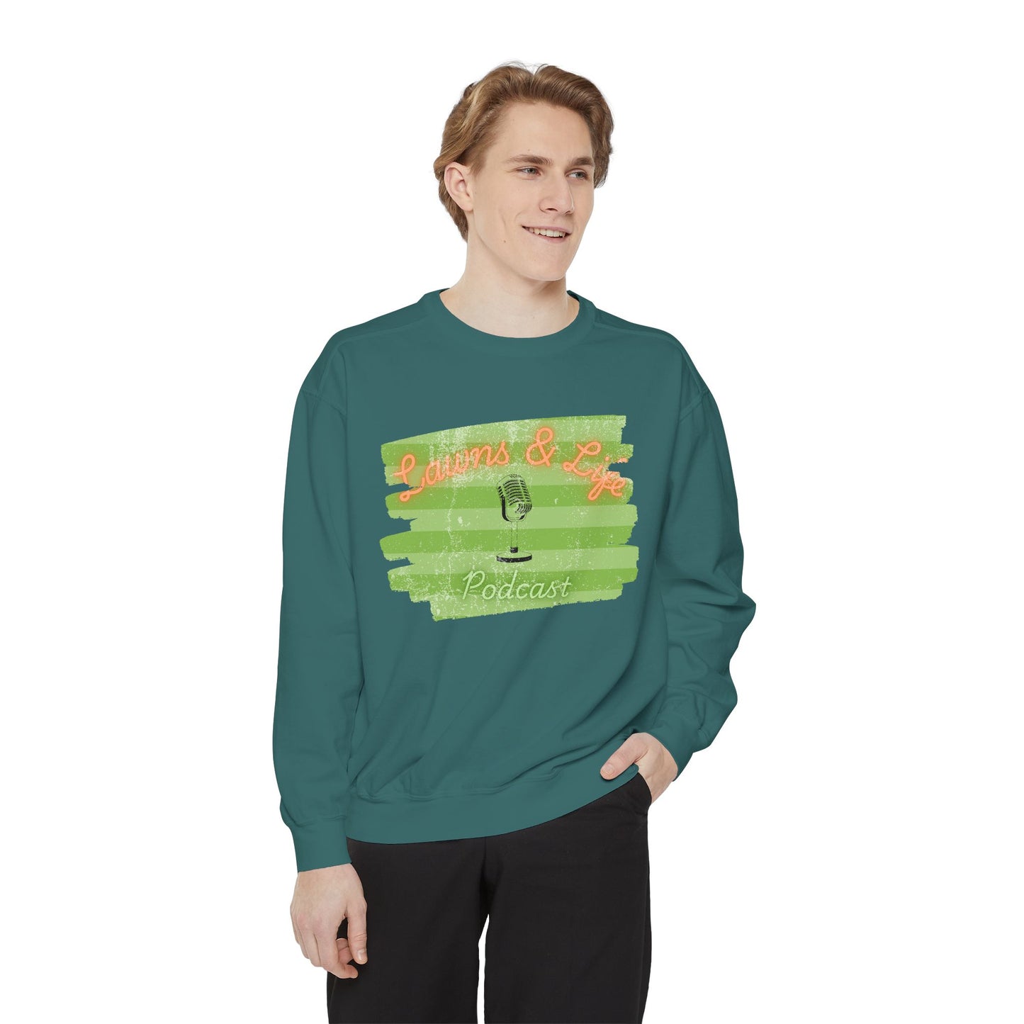 Lawns & Life Podcast Unisex Sweatshirt | Comfortable & Stylish for Casual Wear