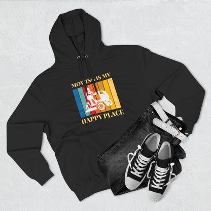 Mowing is my Happy Place Hoodie | Trendy Fleece Hooded Sweatshirt