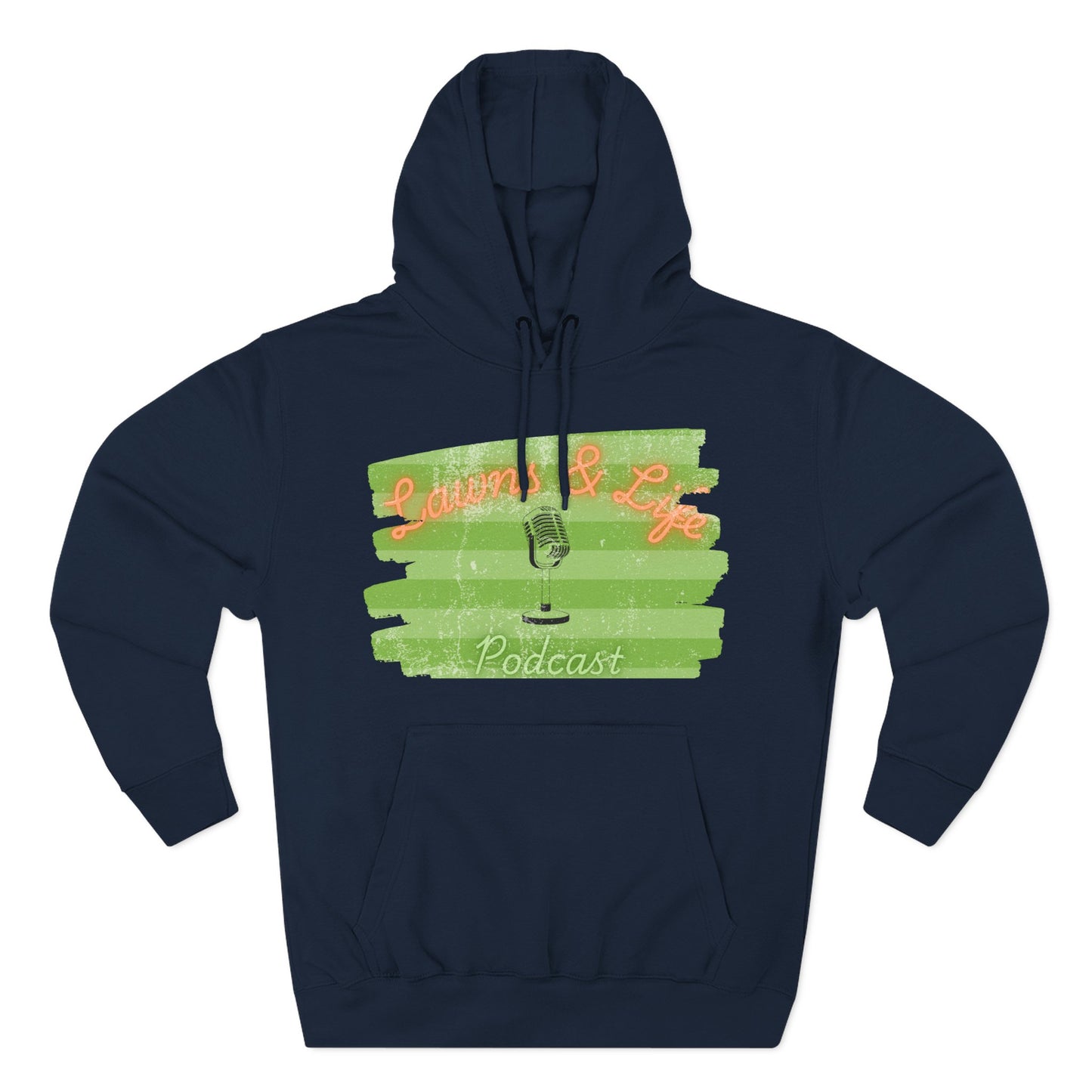 Lawns & Life Hoodie | Warm Fleece Hoodie for Winter