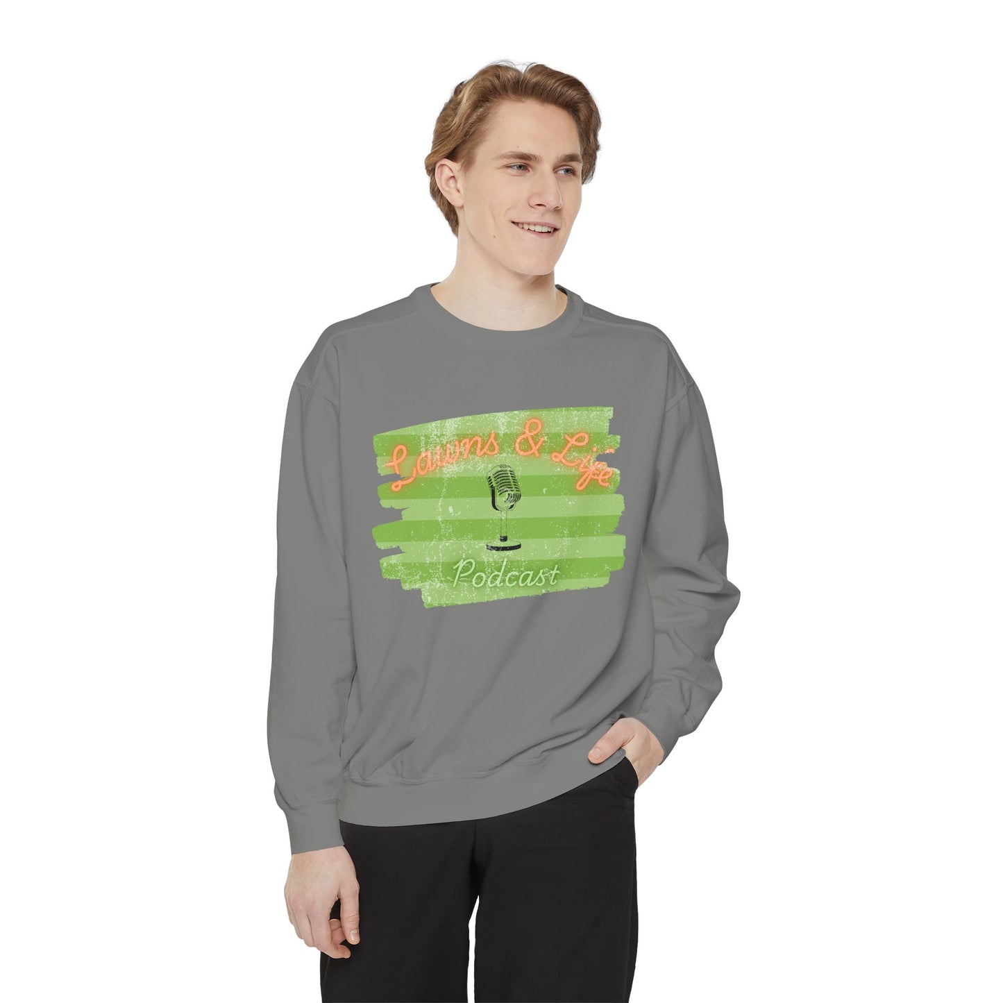 Lawns & Life Podcast Unisex Sweatshirt | Comfortable & Stylish for Casual Wear