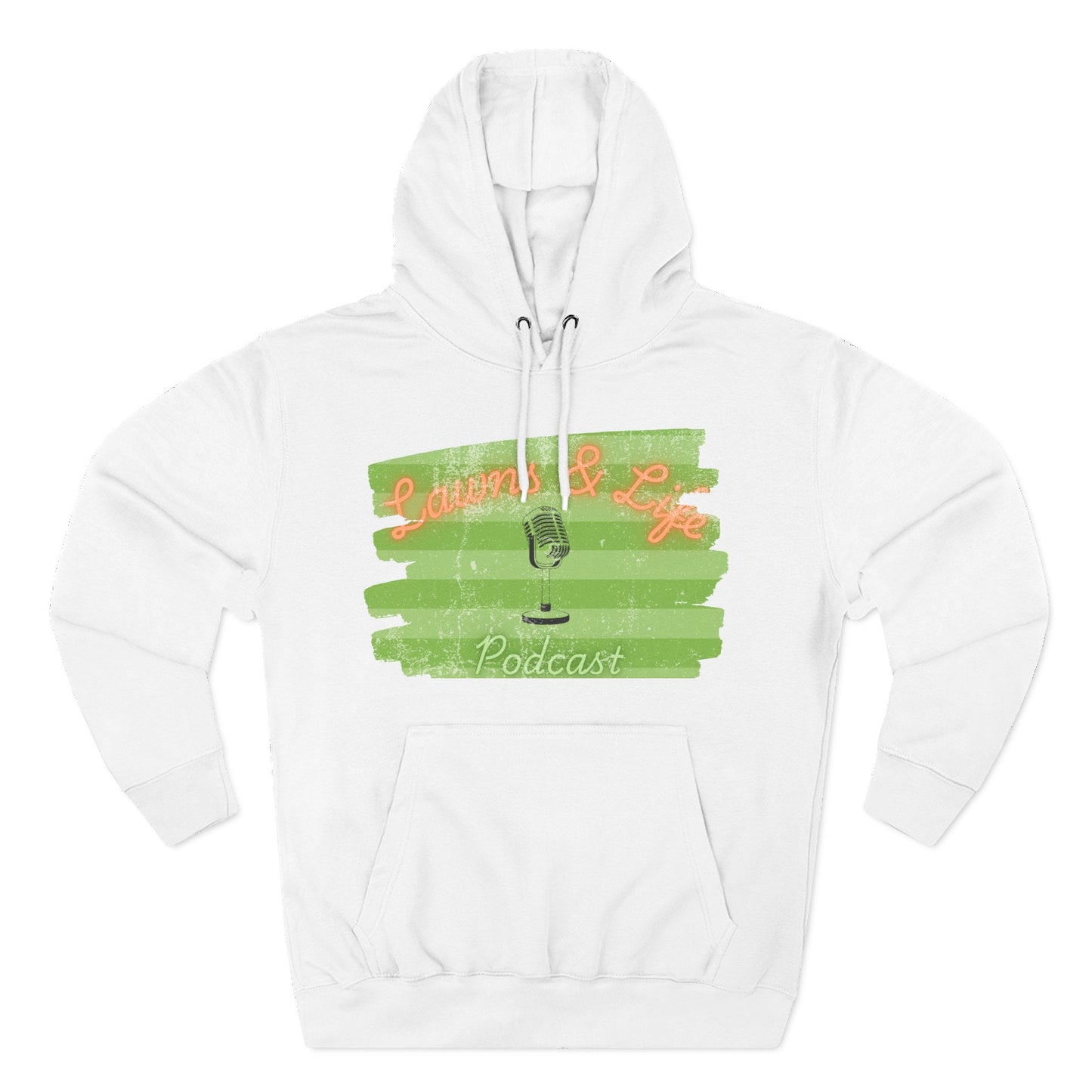 Lawns & Life Hoodie | Warm Fleece Hoodie for Winter