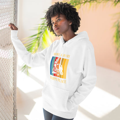 Mowing is my Happy Place Hoodie | Trendy Fleece Hooded Sweatshirt