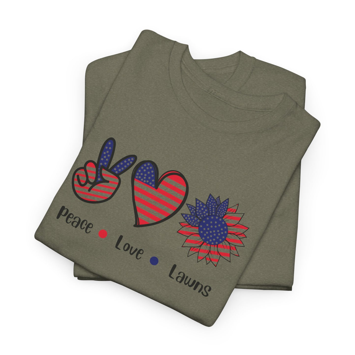 Peace Love Lawns T-Shirt | Stylish Graphic Tees