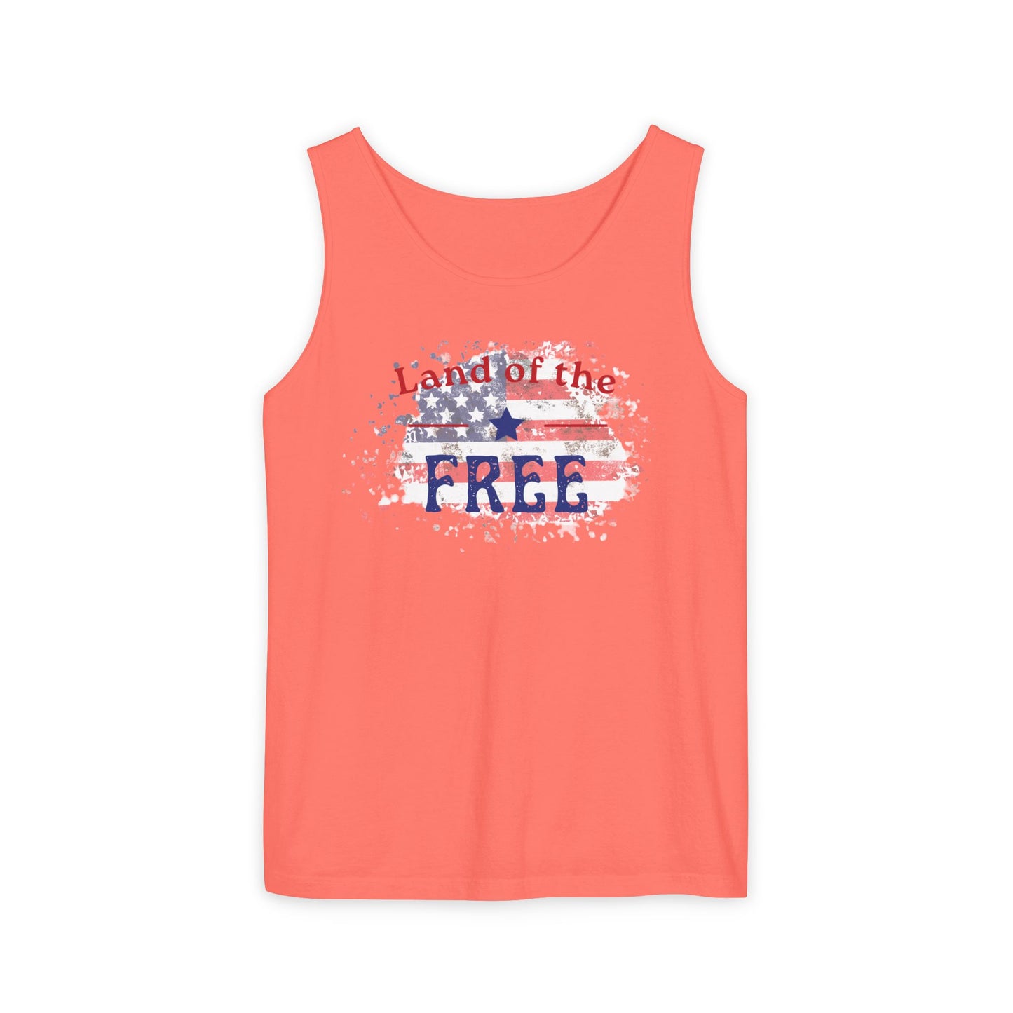 Land of the Free Tank Top | Soft Cotton Casual Wear